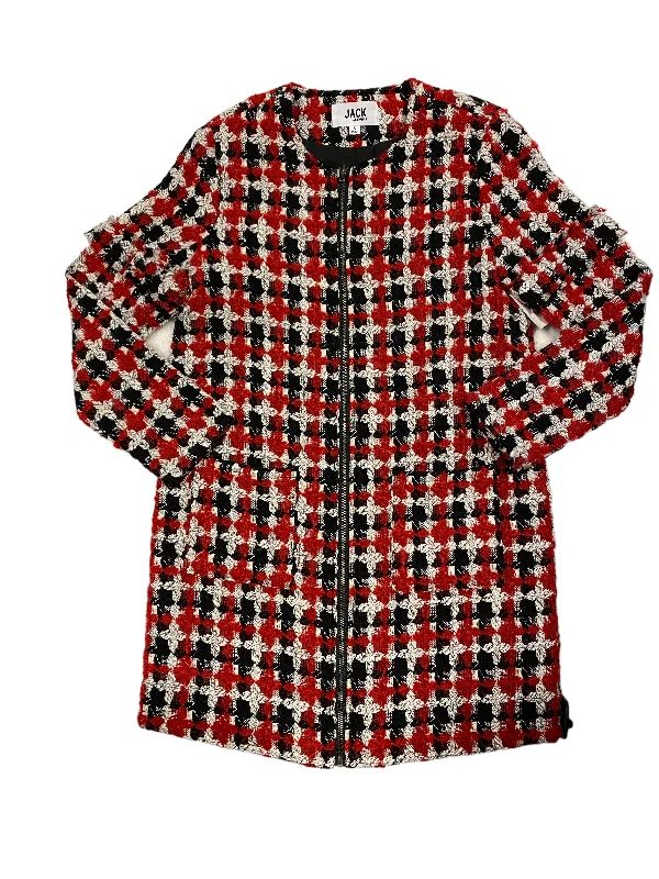 COAT OTHER JACK BY BB DAKOTA in RED BLACK, Size: S Elegant Men's Cashmere