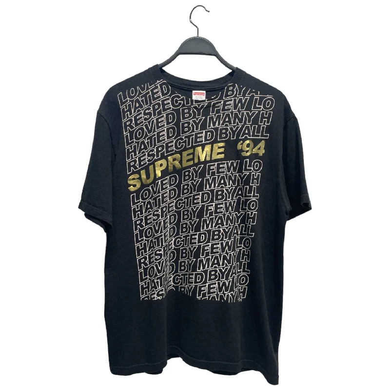 Supreme/T-Shirt/L/Cotton/BLK/All Over Print/RESPECTED Sophisticated Men's French