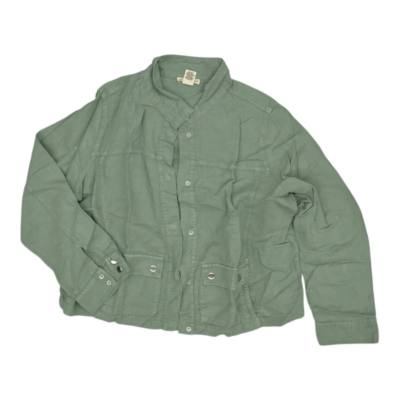 Jacket Other By Christian Siriano In Green, Size:Xl Beach