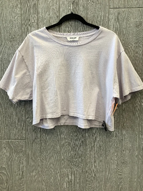 Top Short Sleeve By Double Zero In Purple, Size: L Masculine Men's 