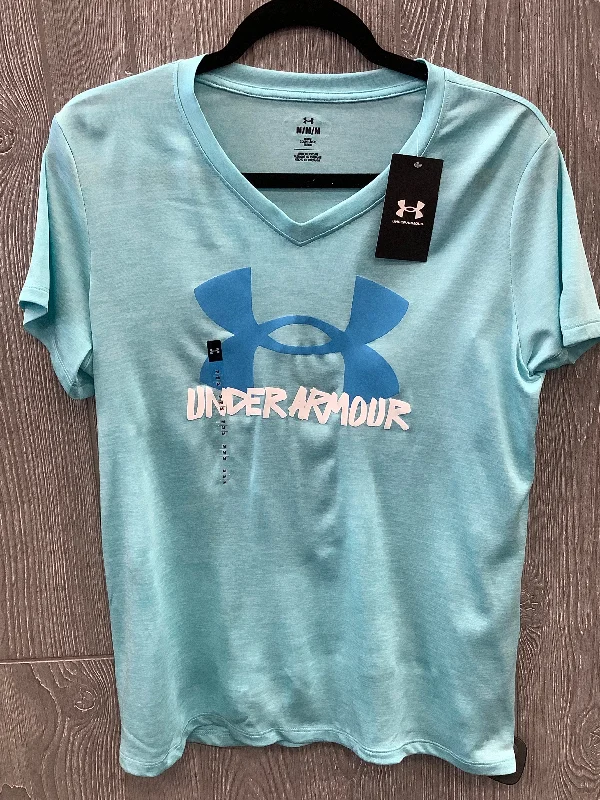 Athletic Top Short Sleeve By Under Armour In Blue, Size: M Tough Men's Military
