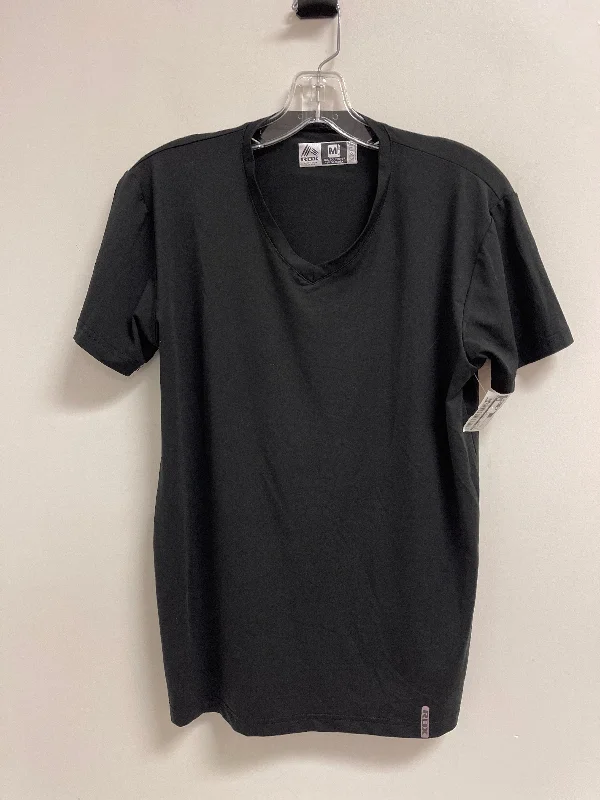 Athletic Top Short Sleeve By Rbx In Black, Size: M Polished Men's Satin
