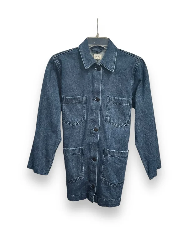Jacket Denim By Wilfred In Blue, Size: S Elegant Men's Formal 
