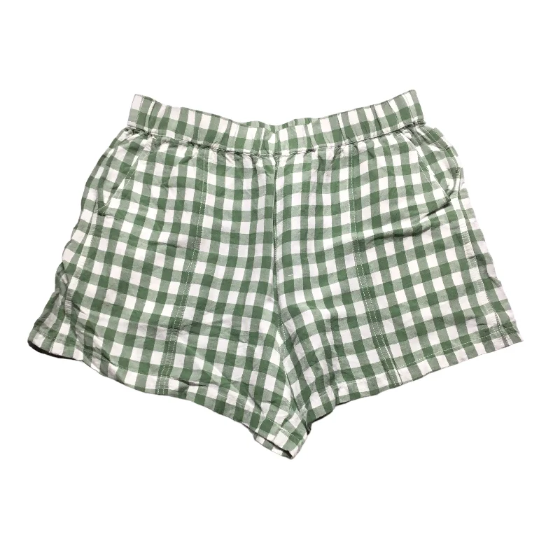 Checkered Pattern Shorts Madewell, Size L Athletic Men's High