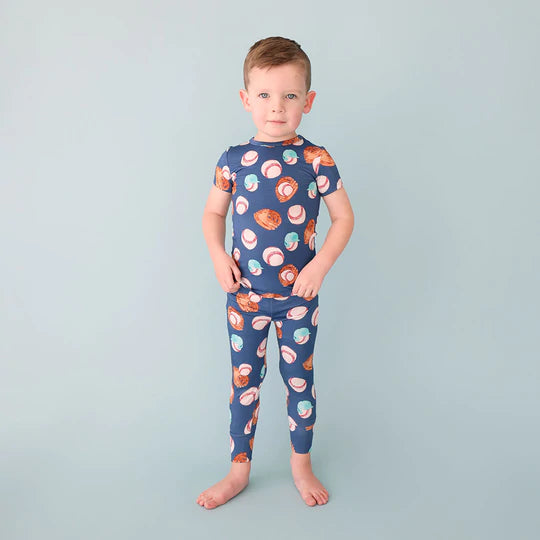 Posh Peanut Homer Short Sleeve Pajama Traditional Men's Wool