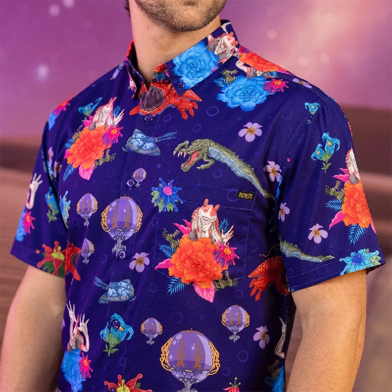 Star Wars™ "Gungan Style" – KUNUFLEX Short Sleeve Shirt Trendy Men's Oversized