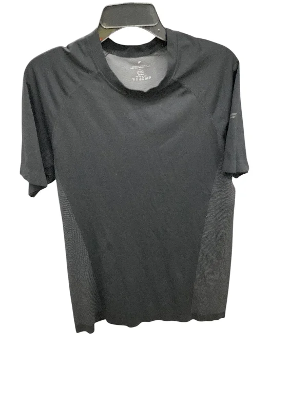 Athletic Top Short Sleeve By Fabletics In Black, Size: S Casual Men's Loose