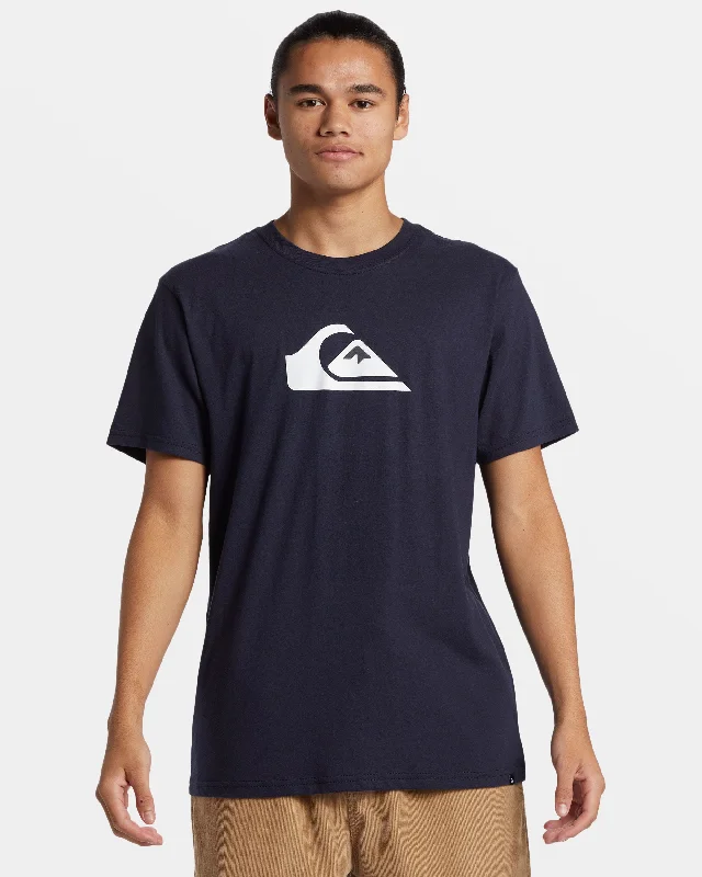 Boys 8-16 Comp Logo T-Shirt - Navy Blazer Polished Men's Satin