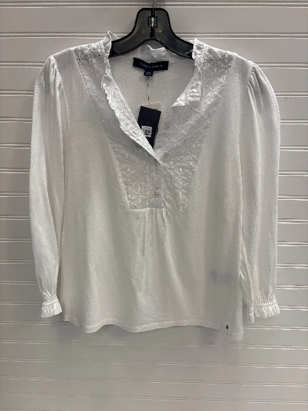 Top 3/4 Sleeve By Tommy Hilfiger  Size: Xs Sleek Men's Contemporary 