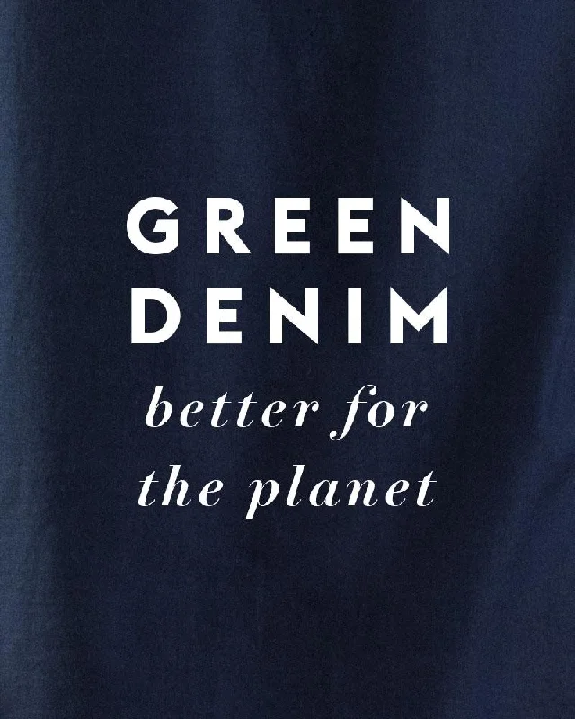 Green Denim- Better For The Planet Trendy Men's Bucket