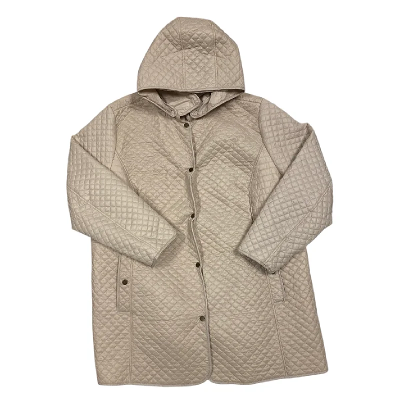 Coat Puffer & Quilted By St Johns Bay In Taupe, Size: 3x Preppy Men's College