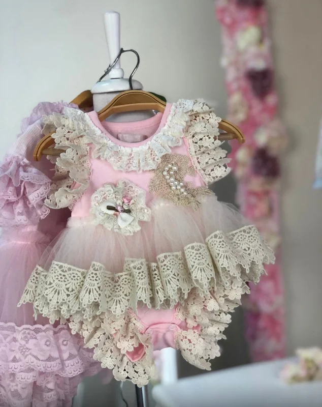 The Pink Lacey Onesie Artistic Men's Avant