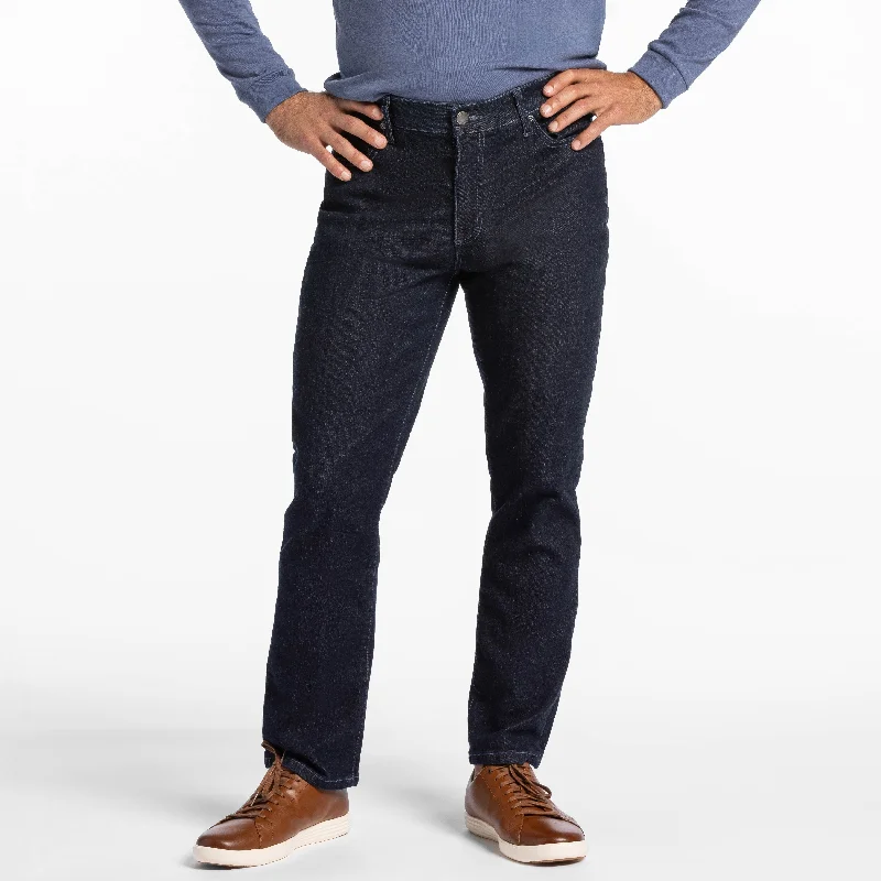 Straight Fit Indigo Wash Essential Jeans Cool Men's Skate