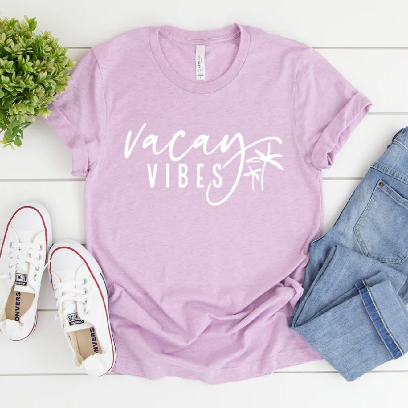 Vacay Vibes Summer T-Shirt Laid