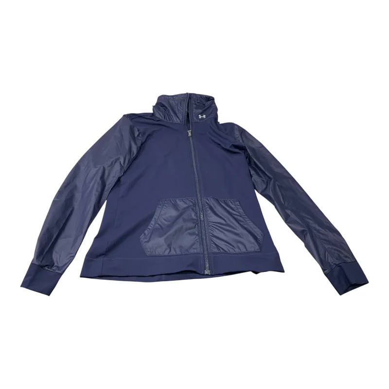 Athletic Jacket By Under Armour In Navy, Size: M Hip Men's Urban