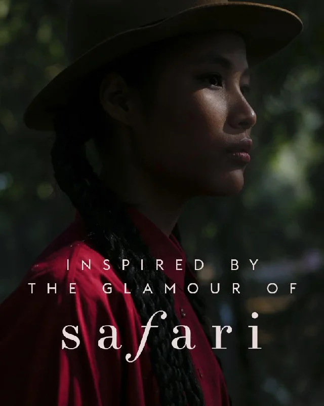 Inspired by the Glamour of Safari Casual Men's Japanese 