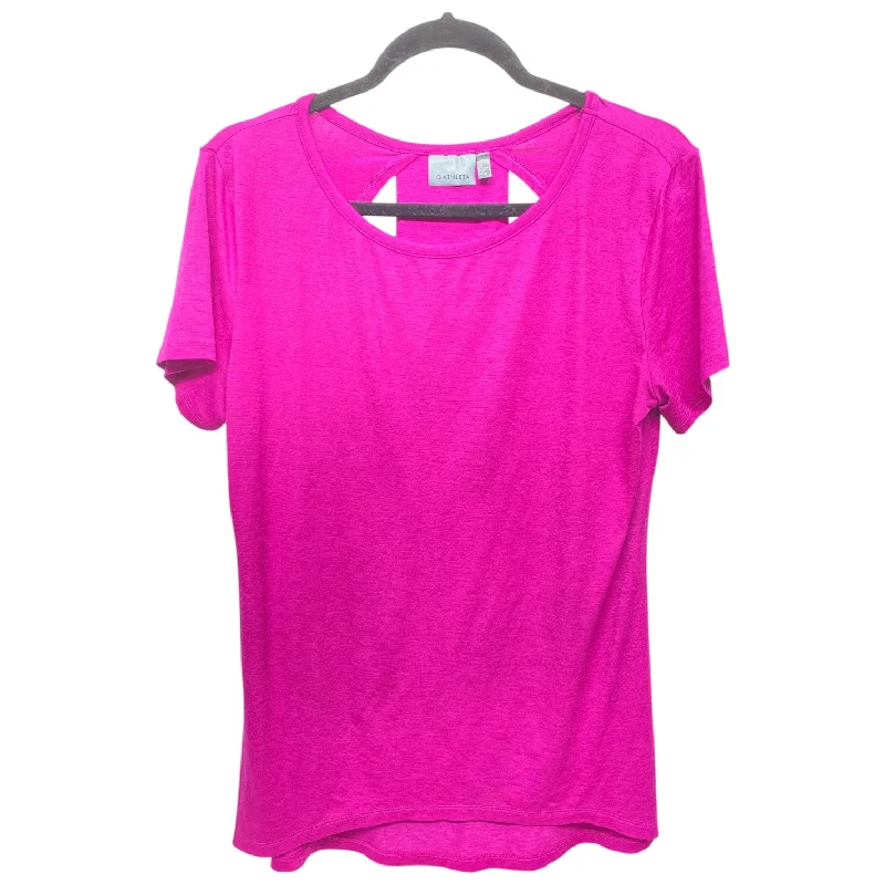 Athletic Top Short Sleeve By Athleta In Purple, Size: L Dapper Men's Bow