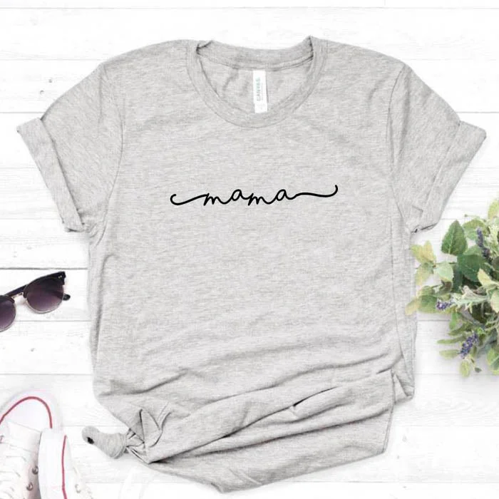 Mama Script Retro Tee (MRK X) Laid