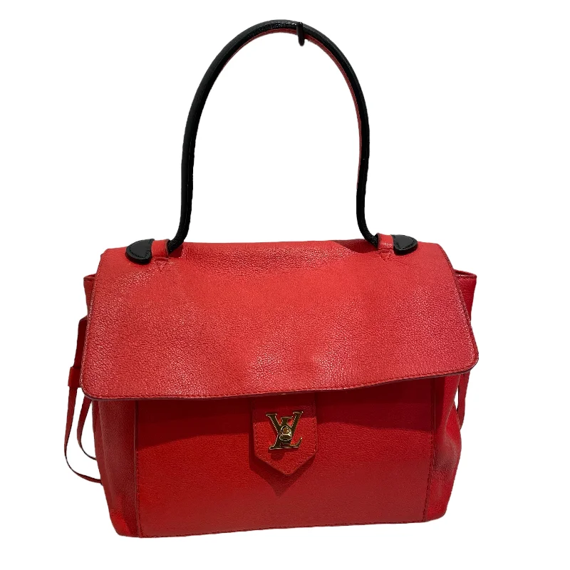 LOUIS VUITTON/Tote Bag[PO]/Red/Leather/ Traditional Men's Wool