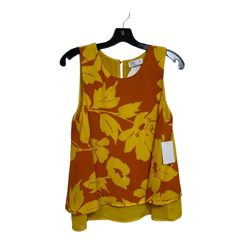 Top Sleeveless By Tinsel In Orange, Size: M Gym