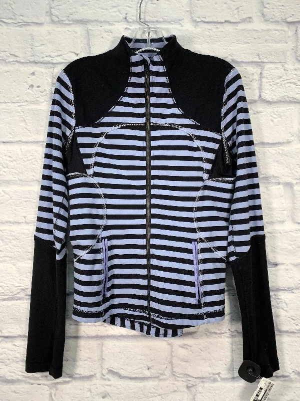 Athletic Jacket By Lululemon In Black & Purple, Size: M Stylish Men's Neon