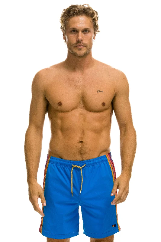 MEN'S 5 STRIPE FLEX SHORTS 7 INCH - PARROT British Gentleman Style