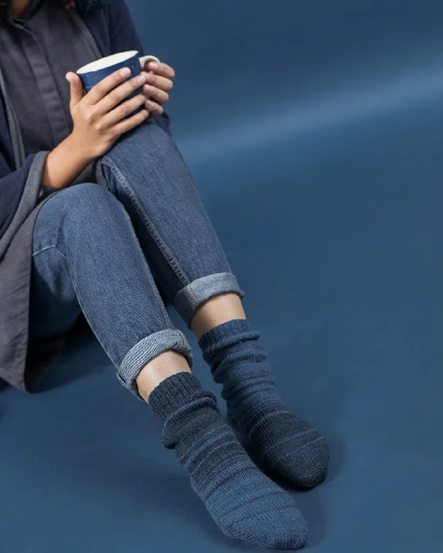 Jack Frost Woolen Socks - Indigo Traditional Men's Country