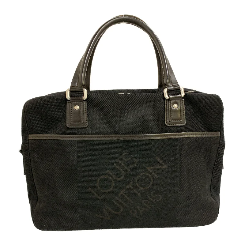 LOUIS VUITTON/Briefcase/Black/Nylon/YACK_DAMIER GEANT/M93082 Beach
