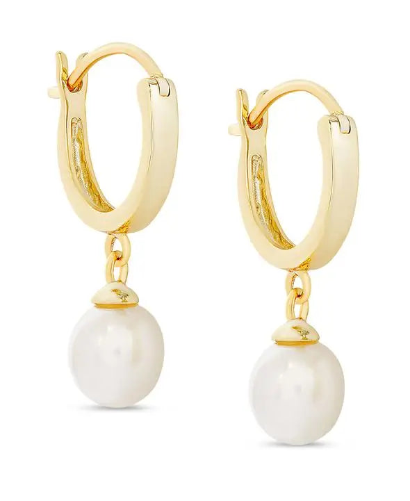 Lily Nily Freshwater Pearl Dangle Earrings Confident Men's High