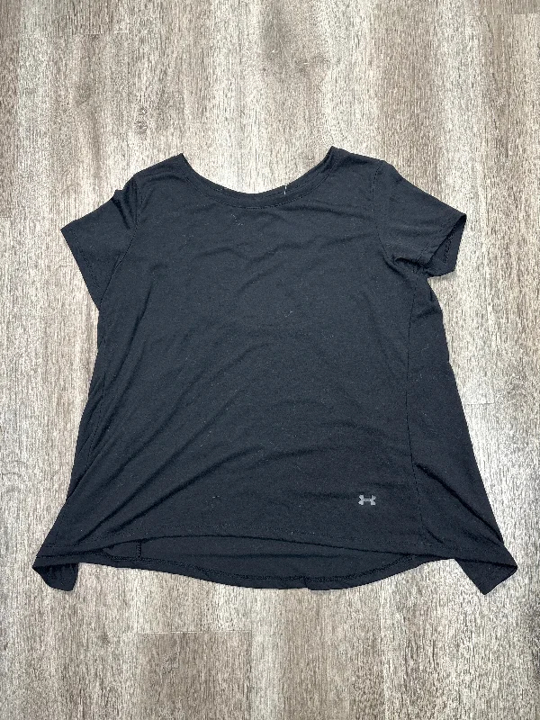 Athletic Top Short Sleeve By Under Armour In Black, Size: M Cozy Men's Winter