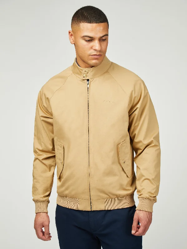 Signature Harrington - Sand Minimalist Men's Casual 