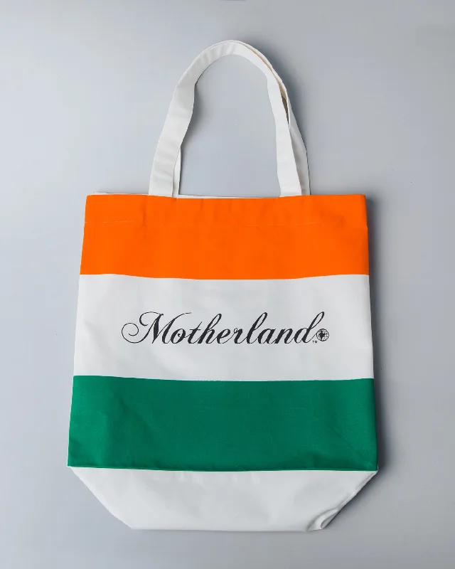 Cotton Tiranga Tote Bag Monochromatic All