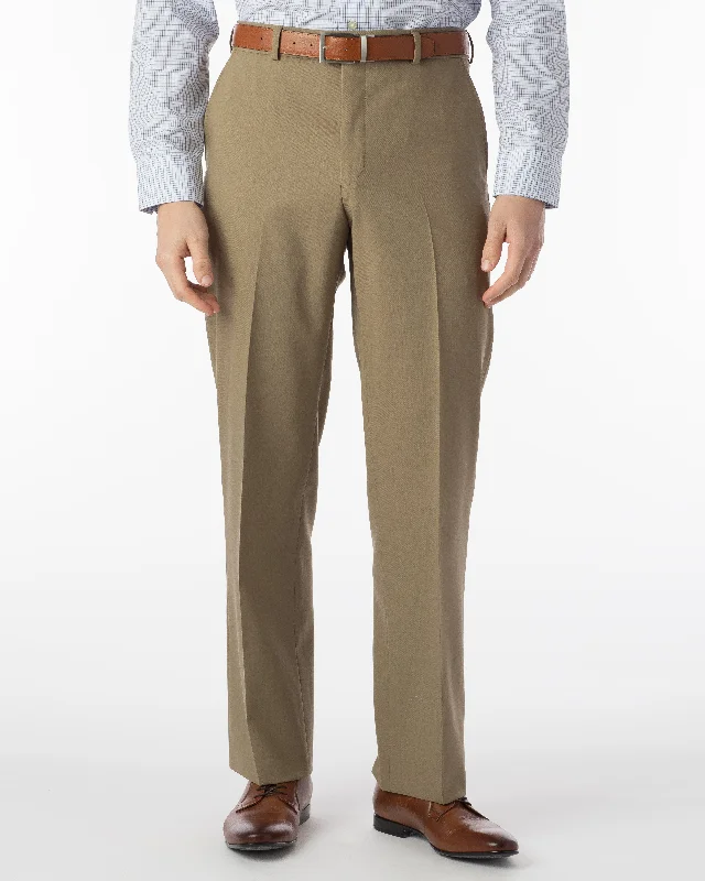 Ballin Pants - Dunhill Travel Twill - Sand Polished Men's Silk