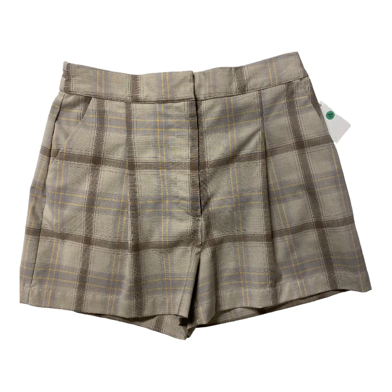 Plaid Pattern Shorts 1.state, Size 4 Preppy Men's College