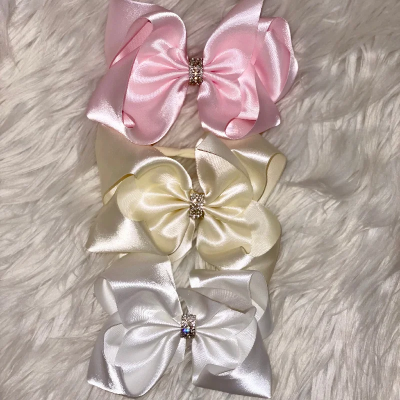Satin Bow Headband Youthful Men's Anime
