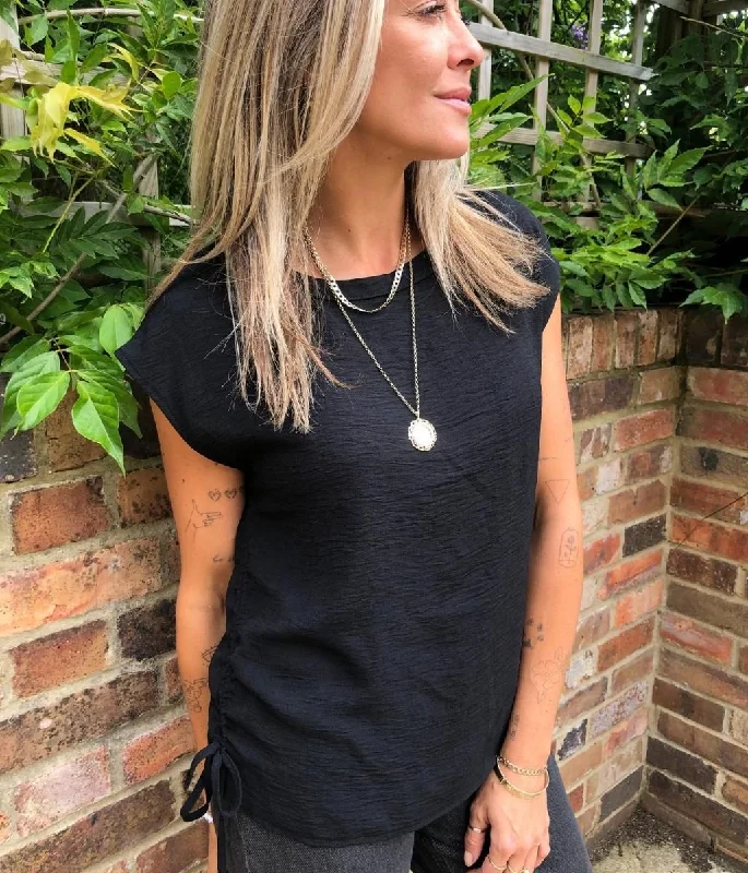 Black Shell Top Refined Men's Velvet