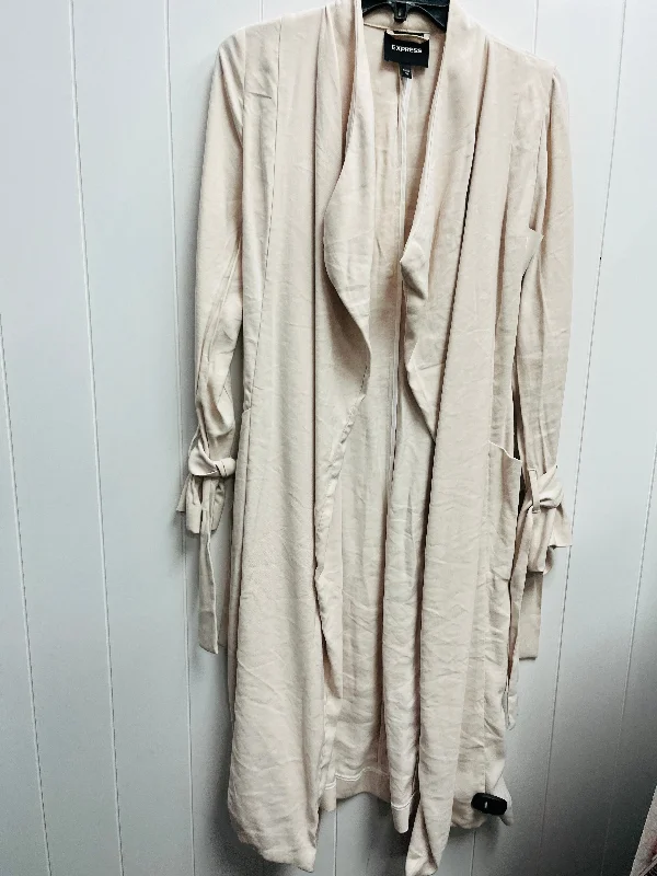 Coat Other By Express In Cream, Size: Xs Business
