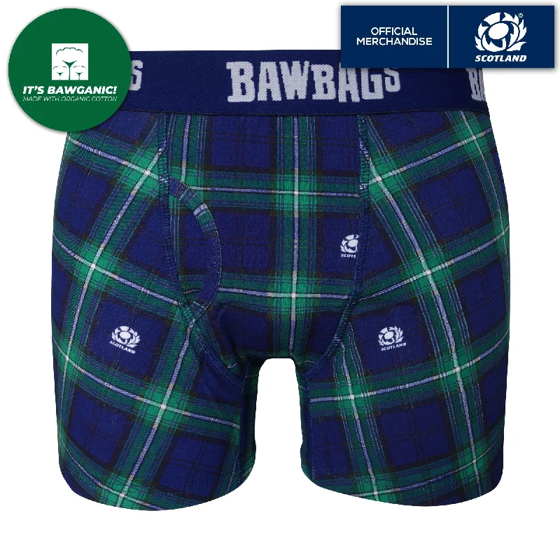 Boys Scotland Rugby Tartan Cotton Boxer Shorts Casual Men's Japanese 