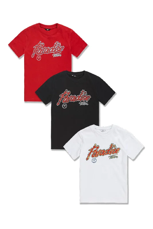 Kids Paradise Tour T-Shirt 3 Pack #2 Refined Men's Velvet