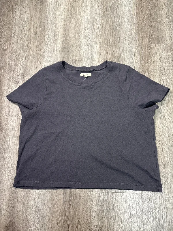 Top Short Sleeve Basic By Madewell In Grey, Size: L Sophisticated Men's 