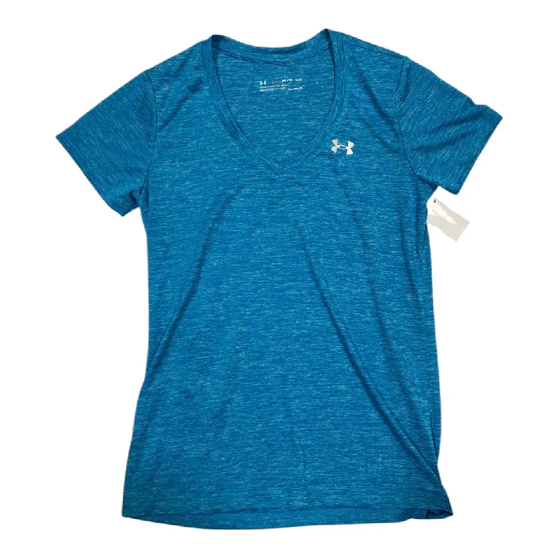 Athletic Top Short Sleeve By Under Armour In Blue, Size: Xs Confident Men's High