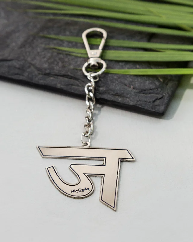 J Keyring Stylish Men's Neon