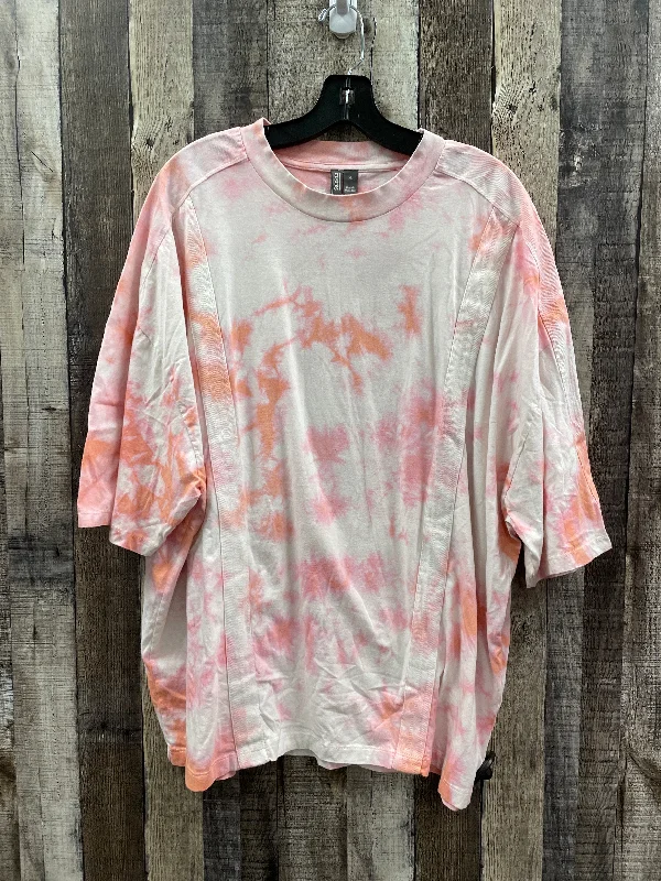 Top Short Sleeve By Asos In Tie Dye Print, Size: Xl Masculine Men's 