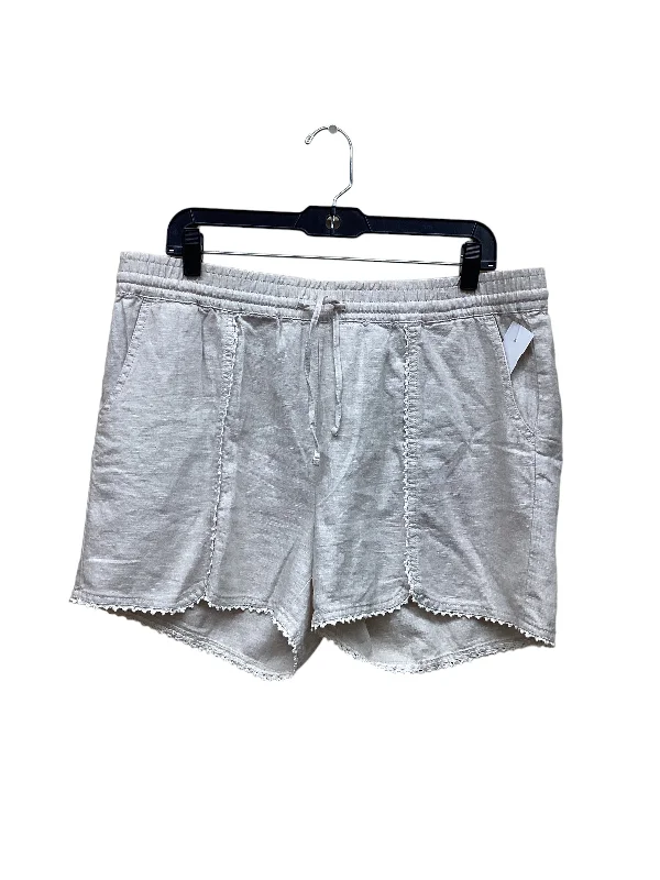 Beige Shorts Caslon, Size L Dapper Men's Bow