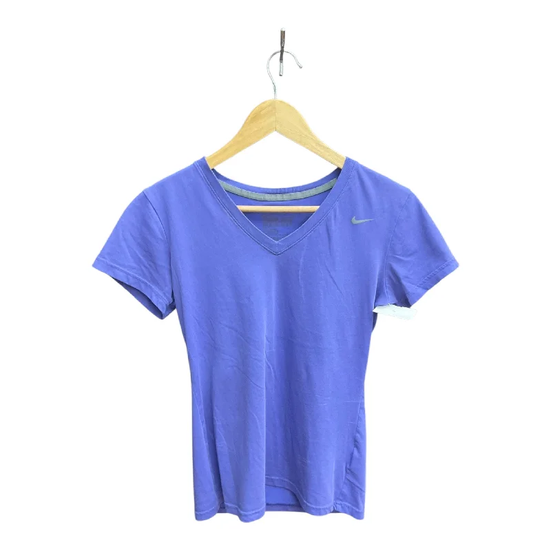 Athletic Top Short Sleeve By Nike Apparel In Purple, Size: M Youthful Men's Pop