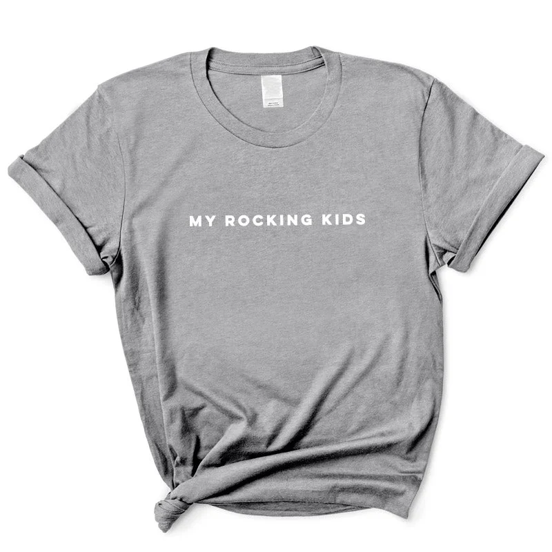 My Rocking Kids Essential Womens T-Shirt Unique Men's Patch