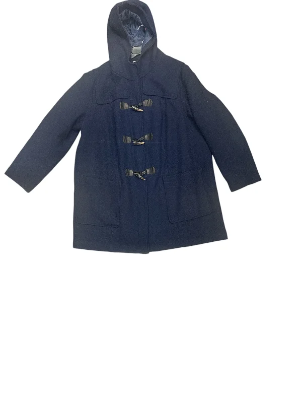 Coat Parka By Woman Within In Navy, Size: 3x Dapper Men's 1920S