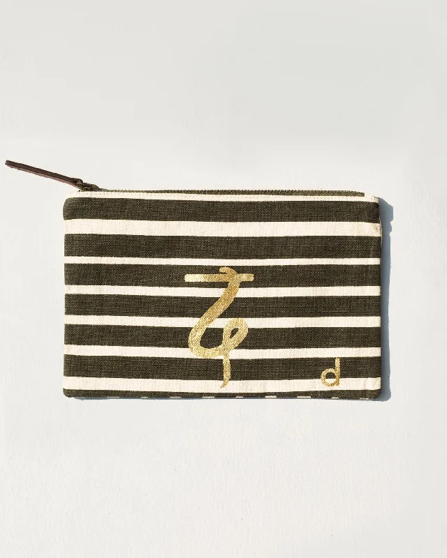 Alphabet D Pouch Vintage Men's 1970S Disco