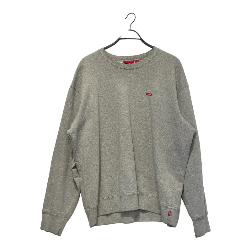 Supreme/Sweatshirt/L/Cotton/GRY/Tiny Chest Box Logo Masculine Men's Thick