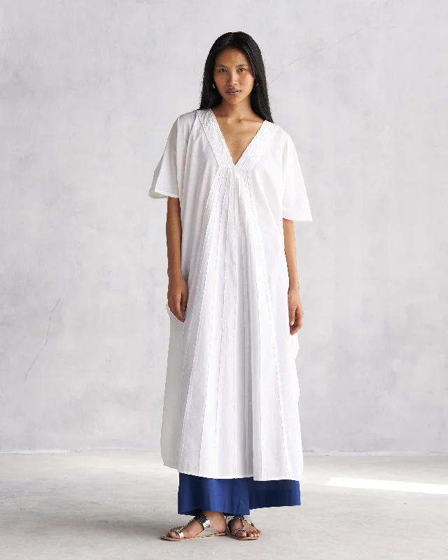 Tulum Kaftan - White Stylish Men's Neon